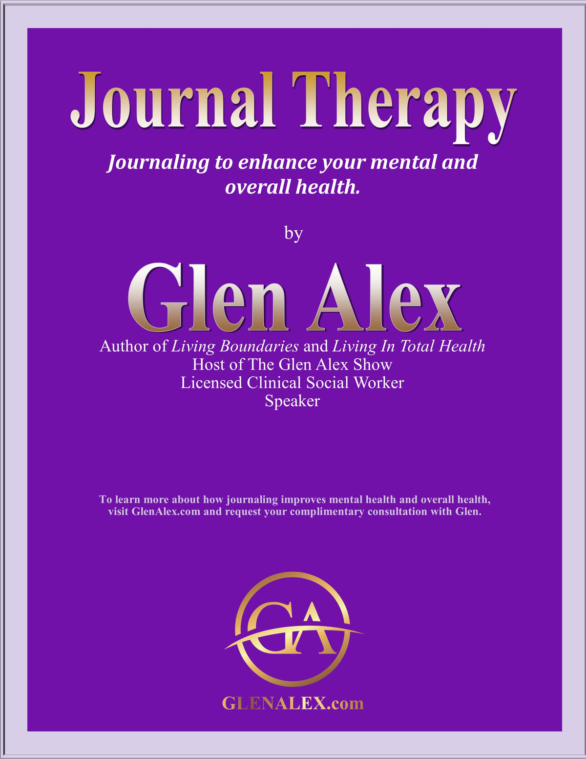 Journal Therapy (Free E-Book)